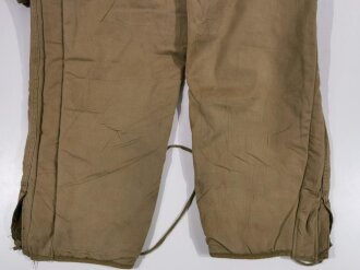 U.S. WWII armoured troops,  Trousers combat winter first pattern, wool lined, gc