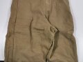 U.S. WWII armoured troops,  Trousers combat winter first pattern, wool lined, gc