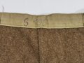 U.S. WWII armoured troops,  Trousers combat winter first pattern, wool lined, gc