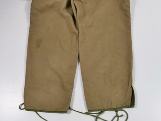 U.S. WWII armoured troops, trousers combat winter, wool lined, gc