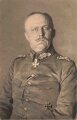 Erich Ludendorff, eigenhändige Unterschrift auf Fotopostkarte, Großes Hauptquartier Bad Kreuznach, 20. Mai 1917, ca. 9 x 14,5 cm, guter Zustand