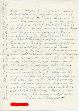 Manfred von Ribbentrop? (Schriftsteller), eigenhändige Unterschrift auf Brief mit Umschlag, 18. Januar 1939, DIN A4, guter Zustand