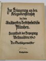 Karl Fiehler (SS-Obergruppenführer und Oberbürgermeister von München), eigenhändige Unterschrift unter Widmung in einem Buch, Weihnachten 1943,