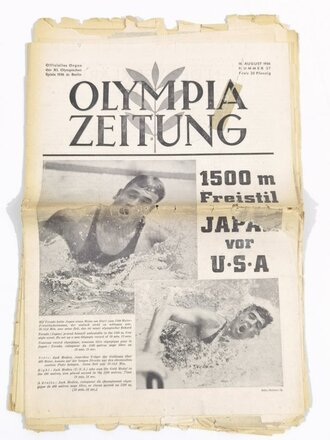 Olympia Zeitung, 16. August 1936, Nummer 27, XI....