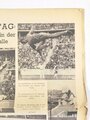 Olympia Zeitung, 3. August 1936, Nummer 14, XI. Olympische Spiele 1936, Berlin, gebraucht