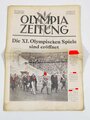 Olympia Zeitung, 2. August 1936, Nummer 13, XI. Olympische Spiele 1936, Berlin, gebraucht