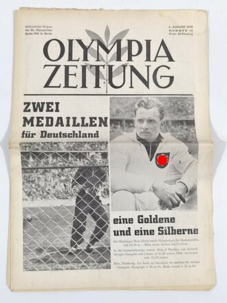 Olympia Zeitung, 4. August 1936, Nummer 15, XI....