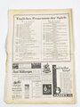 Olympia Zeitung, 5. August 1936, Nummer 16, XI. Olympische Spiele 1936, Berlin, gebraucht