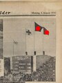 Berliner Zeitung (B.Z.) am Mittag, Nr. 185, 3. August 1936, XI. Olympische Spiele 1936, gebraucht