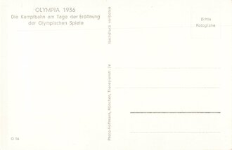Ansichtskarte, Kampfbahn, XI. Olympische Spiele Berlin...