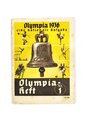 Olympia Heft Nr. 1, "Olympia 1936 eine nationale Aufgabe", hrsg. v. Reichssportführer/Propaganda-Ausschuß, 48 Seiten, Berlin 1936, ca. 11,5 x 15,5 cm, gebraucht