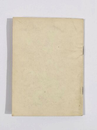 Olympia Heft Nr. 19, "Schwimmen", hrsg. v. Reichssportführer/Propaganda-Ausschuß, 32 Seiten, Berlin 1936, ca. 11,5 x 15,5 cm, gebraucht