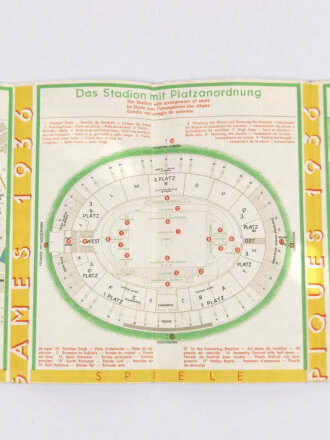 Olympia 1936, Stadtplan, "Plan von Berlin",...
