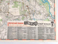 Olympia 1936, Stadtplan, "Plan von Berlin", hrsg. v. d. Dresdner Bank, 61 x 81 cm, guter Zustand
