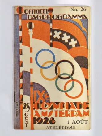 XI. Olympische Spiele Amsterdam 1928, Offizielles...