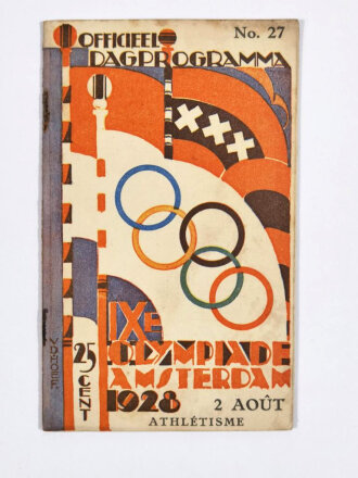 XI. Olympische Spiele Amsterdam 1928, Offizielles...