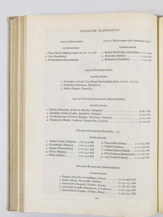 Die Olympischen Spiele 1952, Das Offizielle Standardwerk des Nationalen Olympischen Komitees, Sonderausgabe, mit Widmung FK Pirmasens Jugend Weihnachten 1953,1952/53, 415 Seiten, guter Zustand