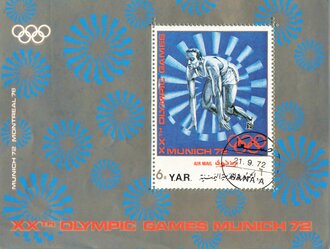 Olympia 1972, Briefmarke (Air Mail), Arabische Republik...