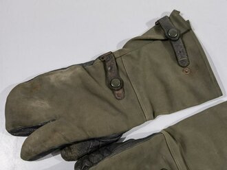 Paar Handschuhe für Kradmelder der Wehrmacht,...