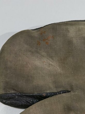 Paar Handschuhe für Kradmelder der Wehrmacht, getragenes Paar