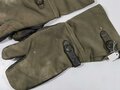 Paar Handschuhe für Kradmelder der Wehrmacht, getragenes Paar