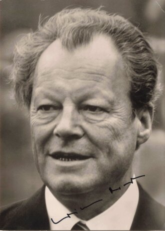 Bundeskanzler Willy Brandt, eigenhändige...