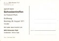Faksimile? Altbundeskanzler Willy Brandt, eigenhändige Unterschrift auf Fotodruck, 10,5 x 15 cm, gebraucht