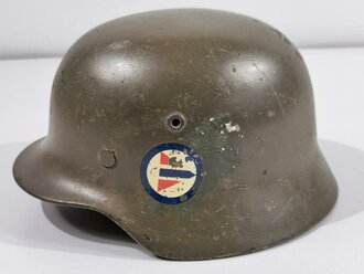 Stahlhelm Modell 1940 der Wehrmacht, bei der...