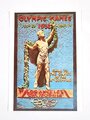 Olympia 1932, Poster, Repro-Druck "Olympic Games 1932 Los Angeles California", ca. 25 x 35 cm, guter Zustand