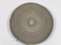 1 Rolle Webband Breite 18 mm, Durchmesser der Rolle 22cm. Relativ dickes Material für Trageriemen ? Aus altem Herstellerbestand für Wehrmachtsmaterial