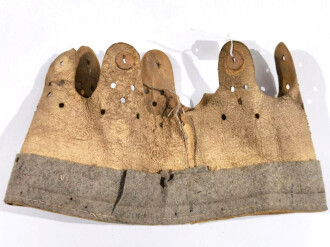 Lederteil für ein Stahlhelm Innenfutter der Wehrmacht