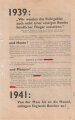 Großbritannien 2. Weltkrieg, "1939: Wir werden das Ruhrgebiet...", Flugblatt 448, Einsatzzeit 1939-1941