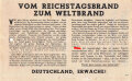 Großbritannien 2. Weltkrieg, "Wofür kämpft Deutschland?", Flugblatt G.10, Einsatzzeit 1942, gelocht