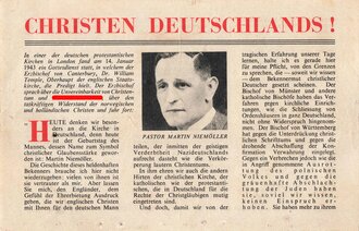Großbritannien 2. Weltkrieg, "Christen Deutschlands!", Flugblatt G.3, Einsatzzeit 1942