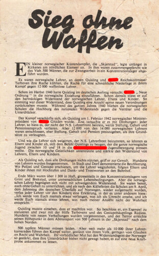 Großbritannien 2. Weltkrieg, "Sieg ohne Waffen", Flugblatt G.27, Einsatzzeit 1942