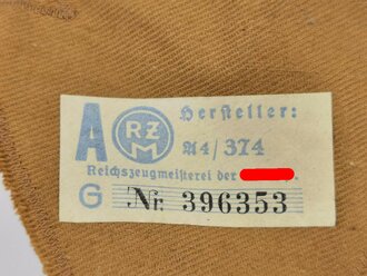 NSKK Ärmeladler für Führer , Ausführung mit "Alter Kämpfer Winkel"  Metallfaden maschinengestickt, mit RZM Etikett