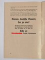 NSDAP Wahlprogramm "Landvolk in Not - Wer hilft? - Adolf Hitler!", Reichstagswahl 1928?, 19 Seiten, ca. DIN A5, sehr guter Zustand