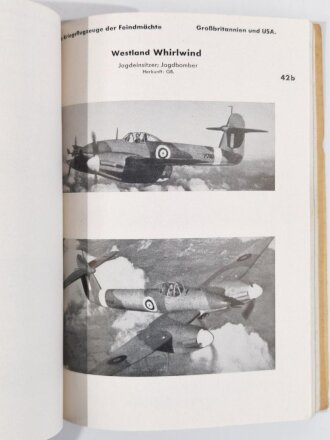 "Die Kriegsflugzeuge der Feindmächte" Teil I: Großbritannien und USA, Bilder und Leistungen Stand 1.11.1943