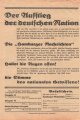Flugblatt "Haltet das Tor offen!", Sonderdruck Hamburger Nachrichten, ca. DIN A4, gefaltet, guter Zustand