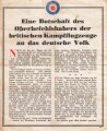 Großbritannien 2. Weltkrieg, "Bomber Harris", Flugblatt G.41 (Breitformat), Einsatzzeit 1942, verschlissen