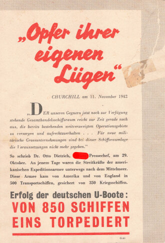 Großbritannien 2. Weltkrieg, "Opfer ihrer...