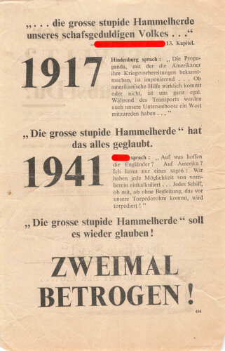 Großbritannien 2. Weltkrieg, "Hitler oder...