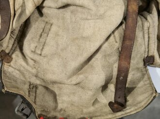 Russland 1.Weltkrieg, Tornister, datiert 1910, getragenes und ungereinigtes Stück