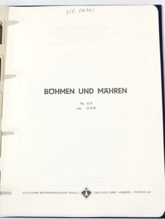 Sammlung Briefmarken Deutsches Reich, jede Seite mit Marken ist fotografiert.