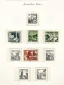 Sammlung Briefmarken Deutsches Reich, jede Seite mit Marken ist fotografiert.