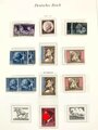 Sammlung Briefmarken Deutsches Reich, jede Seite mit Marken ist fotografiert.