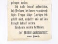 Deutschland 1. Weltkrieg, Wandanschlag/Flugblatt, Bekanntmachung "Auf Befehl des Gouverneurs", gez. "Der Militär-Polizeimeister. von Lautz", Straßburg, 34 x 22 cm, gebraucht