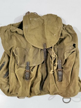 Rucksack Wehrmacht, getragenes, ungereinigtes Stück