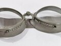 Brille für Kradmelder der Wehrmacht. Gummi weich, Zugband elastisch, datiert 1941