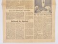 Deutschland nach 1945, Extrablatt der Berliner Morgenpost zum Tod von Ernst Reuter, 29. September 1953, guter Zustand